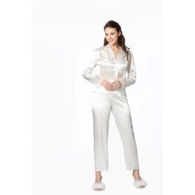 Pierre Cardin 6040 Pudra Kısa Gecelikli 6'lı İpek Set