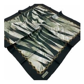 Pierre Cardin 6298438-918 Koyu Yeşil Zebra Desen Eşarp