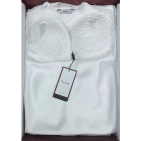 Pierre Cardin 6335 Ekru 6'lı Midi Gecelik Sabahlık Set