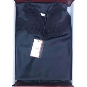 Pierre Cardin 6335 Siyah 6'lı Midi Gecelik Sabahlık Set