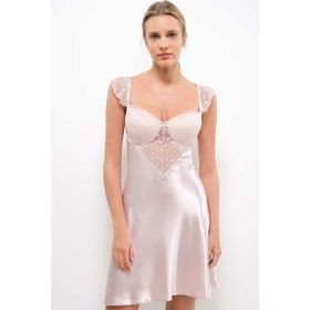 Pierre Cardin 635 Pudra Askılı Kısa Gecelik