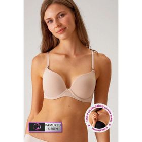 Pierre Cardin 6401 Rome Soft Push Up Ten Yarı Destekli Pamuklu Sütyen
