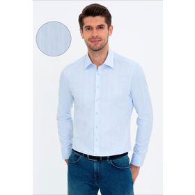 Pierre Cardin 701013 Açık Mavi Erkek Gömlek
