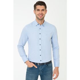 Pierre Cardin 701013 Açık Mavi Erkek Gömlek