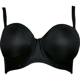 Pierre Cardin 7031 Siyah Emeline Balenli Straplez Toparlayıcı Sütyen