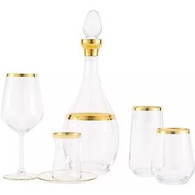 ‎Pierre Cardin 71120824 31 Parça Arty Gold Cam Bardak Takımı