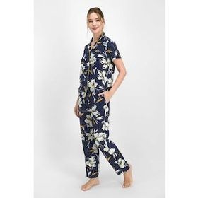 Pierre Cardin 7753 Kadın Lily Lacivert Gömlek Pijama