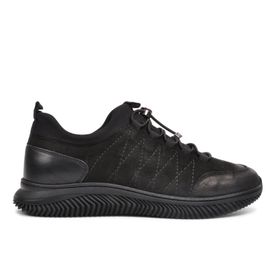 Pierre Cardin 77541 Siyah Nubuk Erkek Günlük Ayakkabı