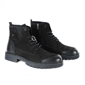 Pierre Cardin 77650 Siyah Nubuk Deri Erkek Bot