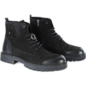 Pierre Cardin 77650 Siyah Nubuk Deri Erkek Bot