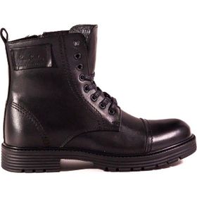 Pierre Cardin 77660 Siyah Erkek Deri Bot
