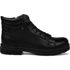 Pierre Cardin 90425 Erkek Siyah Fermuarlı Kışlık Bot