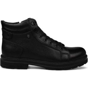 Pierre Cardin 90425 Erkek Siyah Fermuarlı Kışlık Bot
