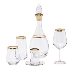 Pierre Cardin Arty Gold 31 Parça Cam Su Takımı