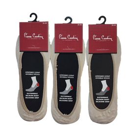 Pierre Cardin Babet Bambu 3 Adet Bej Kadın Görünmez Çorap