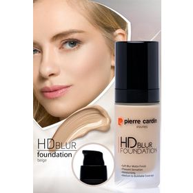 Pierre Cardin Beige - 30 ml Hd Blur Pürüzsüz Görünüm Veren Mat Fondöten