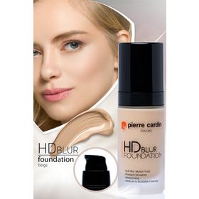 Pierre Cardin Beige - 30 ml Hd Blur Pürüzsüz Görünüm Veren Mat Fondöten