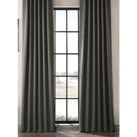 Pierre Cardin Blackout Karartma Pilesiz Antrasit 250x220 cm Fon Perde