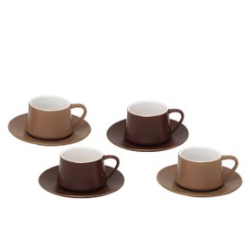 Pierre Cardin Browny 4'lü 120 cc Kahve Fincanı Seti