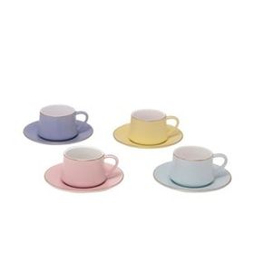 Pierre Cardin Colors 4'lü 120 cc Kahve Fincanı Seti