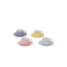 Pierre Cardin Colors 4'lü 120 cc Kahve Fincanı Seti