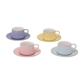 Pierre Cardin Colors 4'lü 120 cc Kahve Fincanı Seti