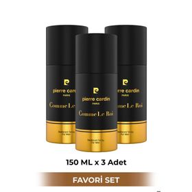 Pierre Cardin Comme Le Roi 3x150 ml Erkek Deodorant