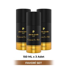 Pierre Cardin Comme Le Roi 3x150 ml Erkek Deodorant