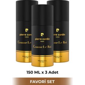 Pierre Cardin Comme Le Roi 3x150 ml Erkek Deodorant