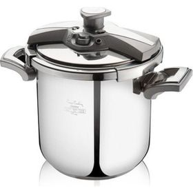 Pierre Cardin Cuisine Siyah 7 lt Çelik Düdüklü Tencere