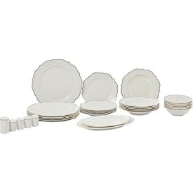 Pierre Cardin Daria Silver Gümüş 12 Kişilik Yemek Takımı