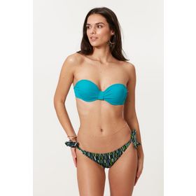 Pierre Cardin Desenli 217334 Dolgulu Straplez Kadın Bikini Takım