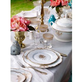 Pierre Cardin Diamond 12 Kişilik 60 Parça Bone China Mavi Yemek Takımı