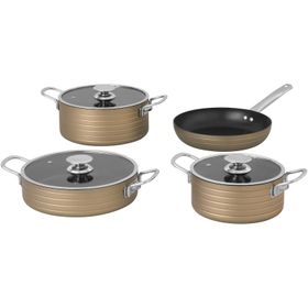 Pierre Cardin Diamond Graniks Gold 7 Parça Tencere Seti