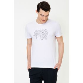 Pierre Cardin G021SZ011.000.1288085 Beyaz Erkek T-Shirt