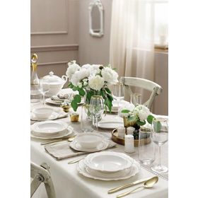 Pierre Cardin Helezone 12 Kişilik 60 Parça Bone China Bej Yemek Takımı