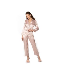 Pierre Cardin Kadın Biyeli Saten Pijama Takımı