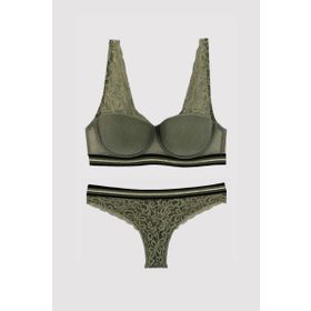 Pierre Cardin Kadın Double Push Up Bralet Sütyen Takım