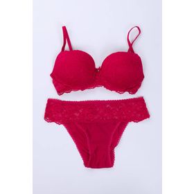 Pierre Cardin Kadın Lyon Dantelli Push-Up Sütyen Takımı