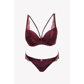 Pierre Cardin Kadın Soft Push Up Ekru 85B Sütyen Takımı