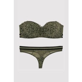 Pierre Cardin Kadın Straplez Soft Push Up Sütyen Takımı