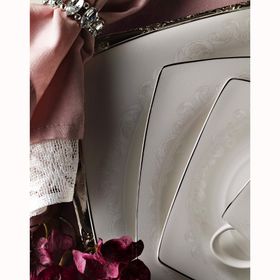 Pierre Cardin Kerry 12 Kişilik 60 Parça Bone China Beyaz Yemek Takımı