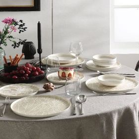 Pierre Cardin Leafy 24 Parça Bej Yemek Takımı
