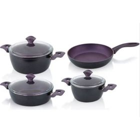 Pierre Cardin Magic 7 Parça Lila Granit Tencere Seti
