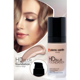 Pierre Cardin Medium Beige - 30 ml Hd Blur Pürüzsüz Görünüm Veren Mat Fondöten