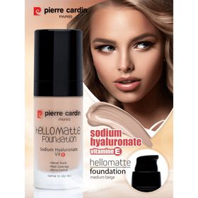 Pierre Cardin Medium Beige - 30 ml Hellomatte Foundation