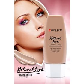 Pierre Cardin Medium Beige Natural Look Doğal Görünüm Veren Fondöten