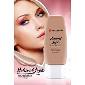 Pierre Cardin Medium Beige Natural Look Doğal Görünüm Veren Fondöten