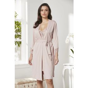 Pierre Cardin P5040 Bayan Penye Gecelik Sabahlık