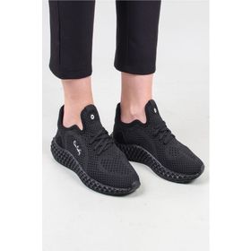 Pierre Cardin Pc-30680 Siyah Bağcıklı File Detaylı Kadın Spor Ayakkabı